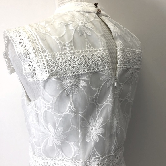 Julia Jordan Ivory Dress New 4 - Picture 6 of 9